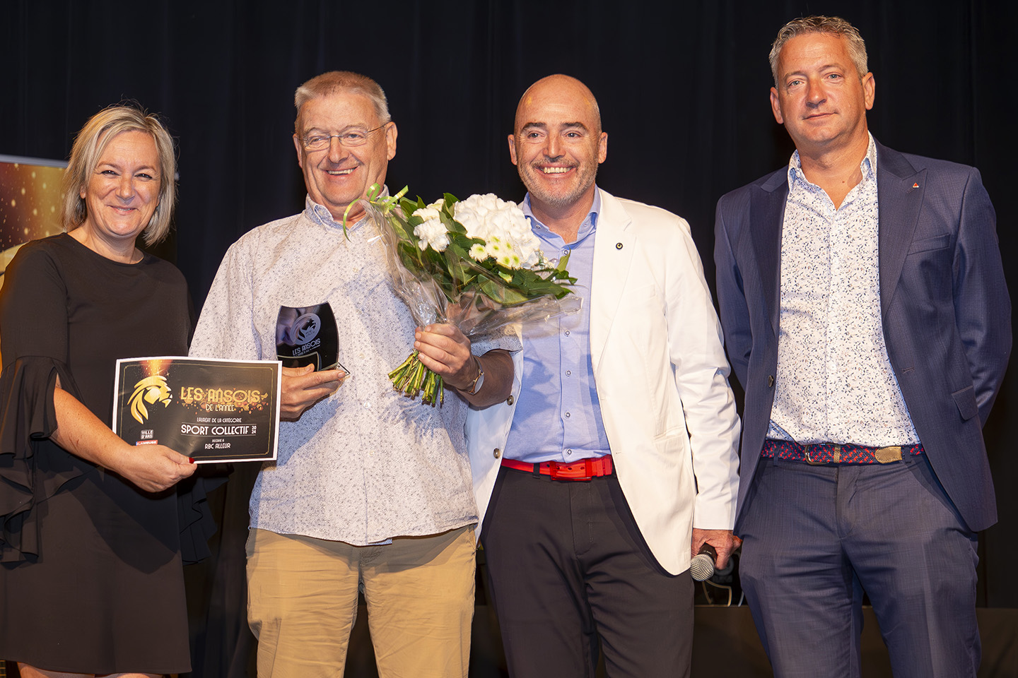 Remise du prix Sport collectif lors des Ansois de l'année 2024