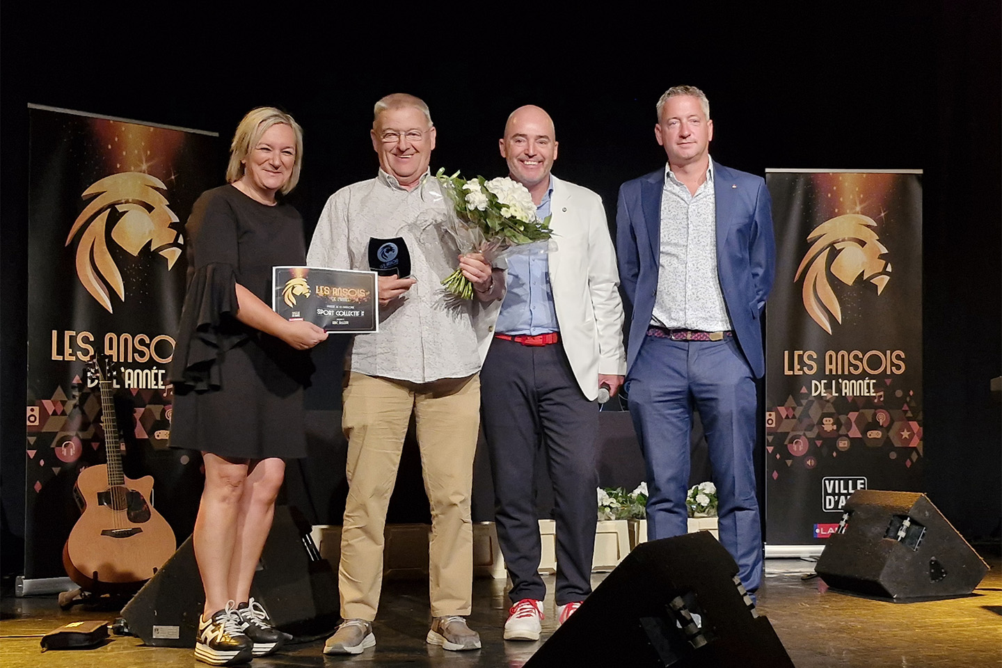 Remise du prix Sport collectif lors des Ansois de l'année 2024